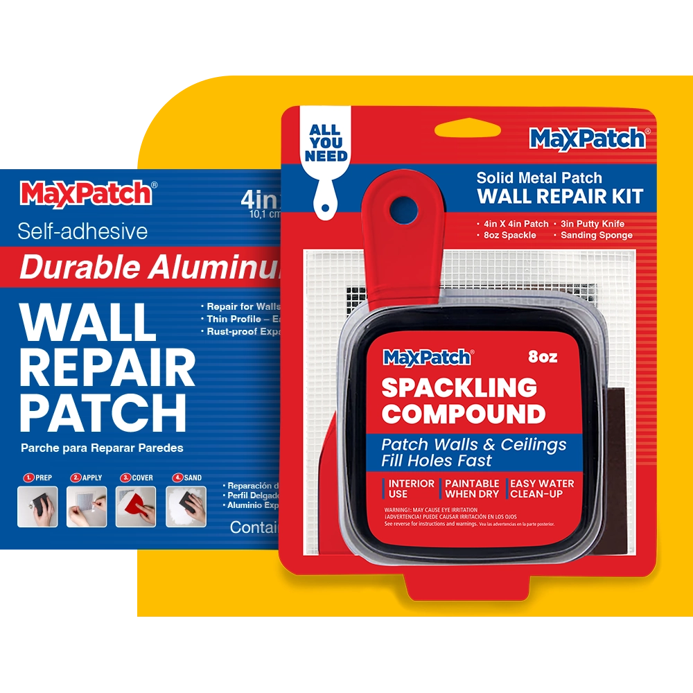 MaxPatch repair kit and wall repair envelope