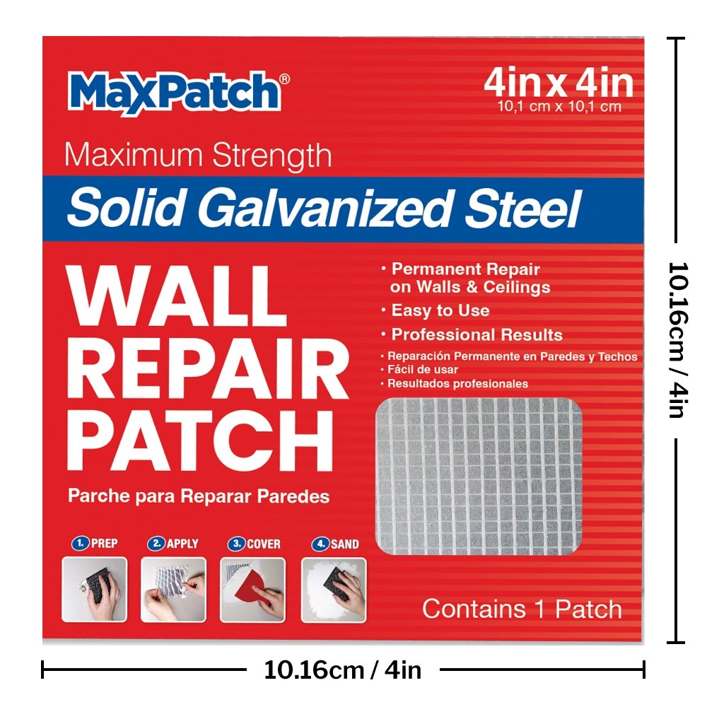 dpw_products_maxpatch_product_metal_patch_dimensions MaxPath solid metal wall repair patch envelope dimensions